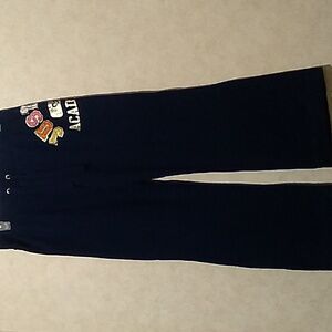 Justice Academy straight leg navy blue sweatpants size 16